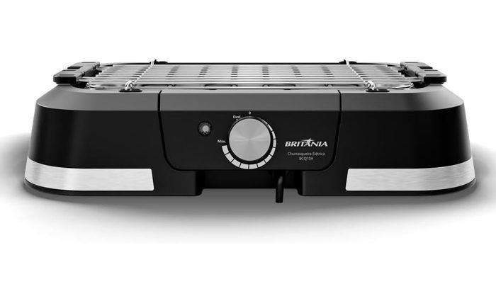 Churrasqueira Elétrica Britânia BCQ10A 1500W Menos Fumaça