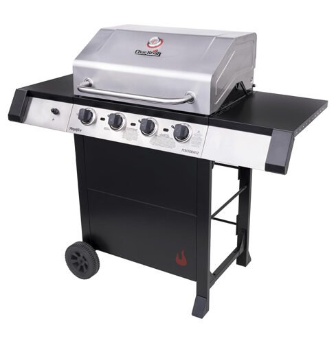 Churrasqueira a gás Importada, marca Char Broil, em inox e com 4 Queimadores